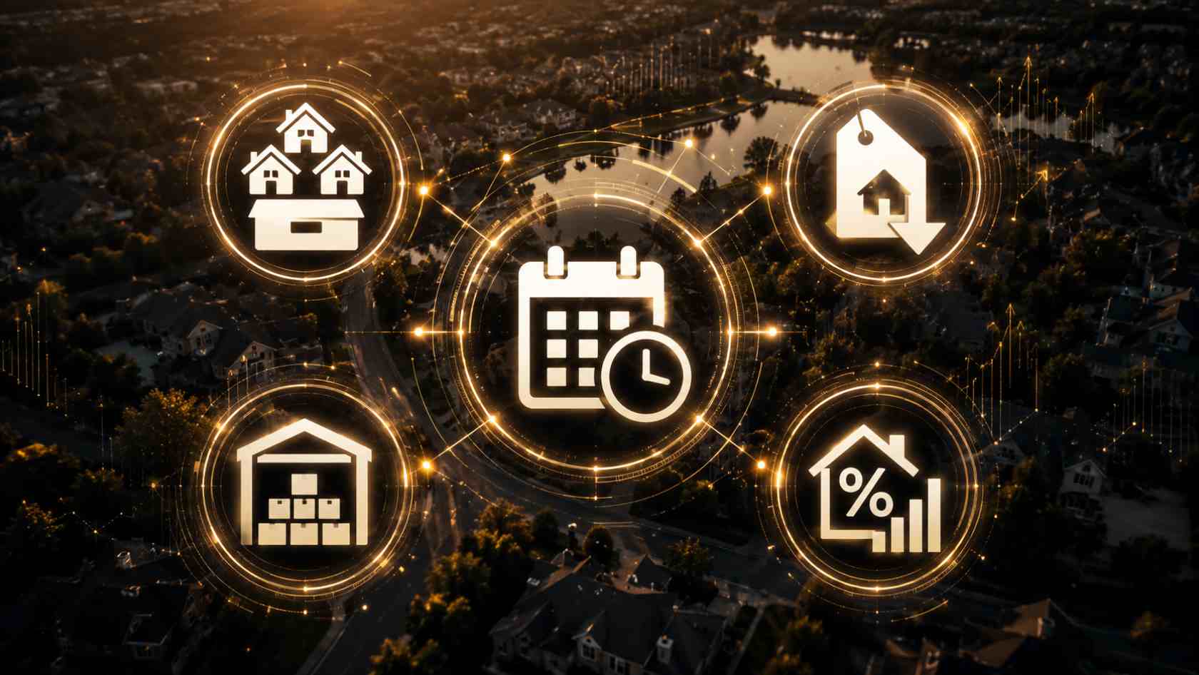 5 circles showing things to watch in the current Scottsdale real estate market