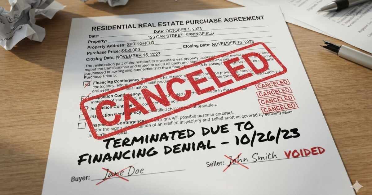 A contract for a Scottsdale home for sale that has been canceled