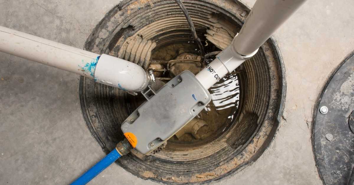 A sump pump in a Scottsdale home with a basement