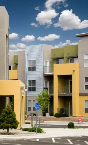 Colorful Scottsdale townhomes
